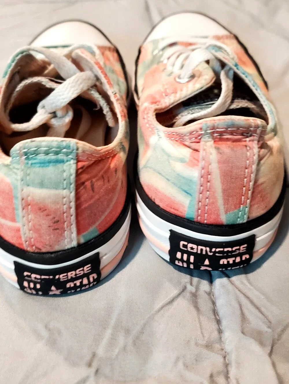 Converse Kids Low Top Tie-Dye Watermelon Juniors Size 2